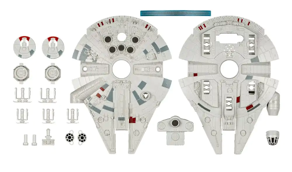 Star Wars Model Kit 1/164 Millennium Falcon 21 cm - Set model poza produsului