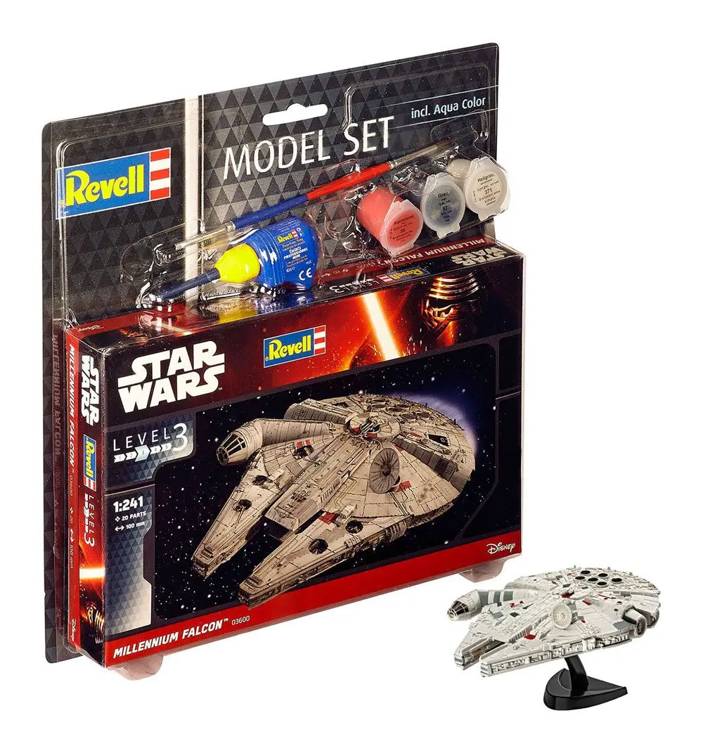 Set model Star Wars 1/241 Set model Millennium Falcon 10 cm poza produsului