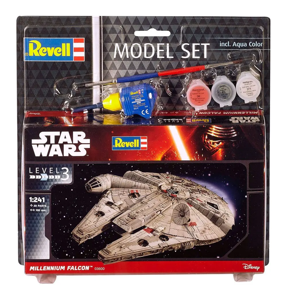 Set model Star Wars 1/241 Set model Millennium Falcon 10 cm poza produsului