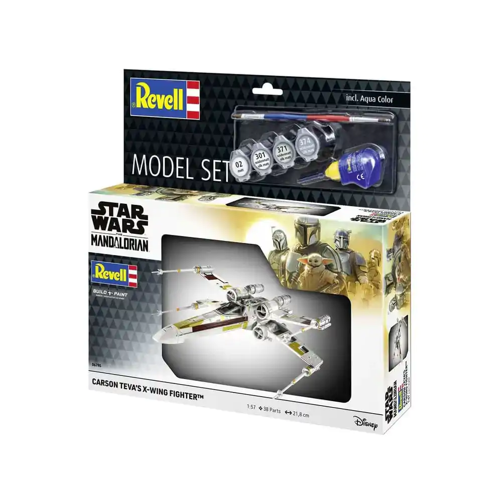 Star Wars Model Kit cu accesorii de bază 1/57 Carson Tevas X-Wing Fighter 22 cm poza produsului