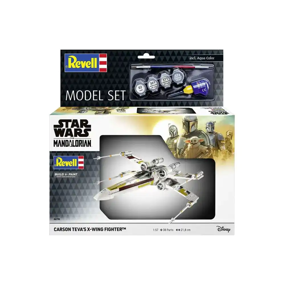 Star Wars Model Kit cu accesorii de bază 1/57 Carson Tevas X-Wing Fighter 22 cm poza produsului