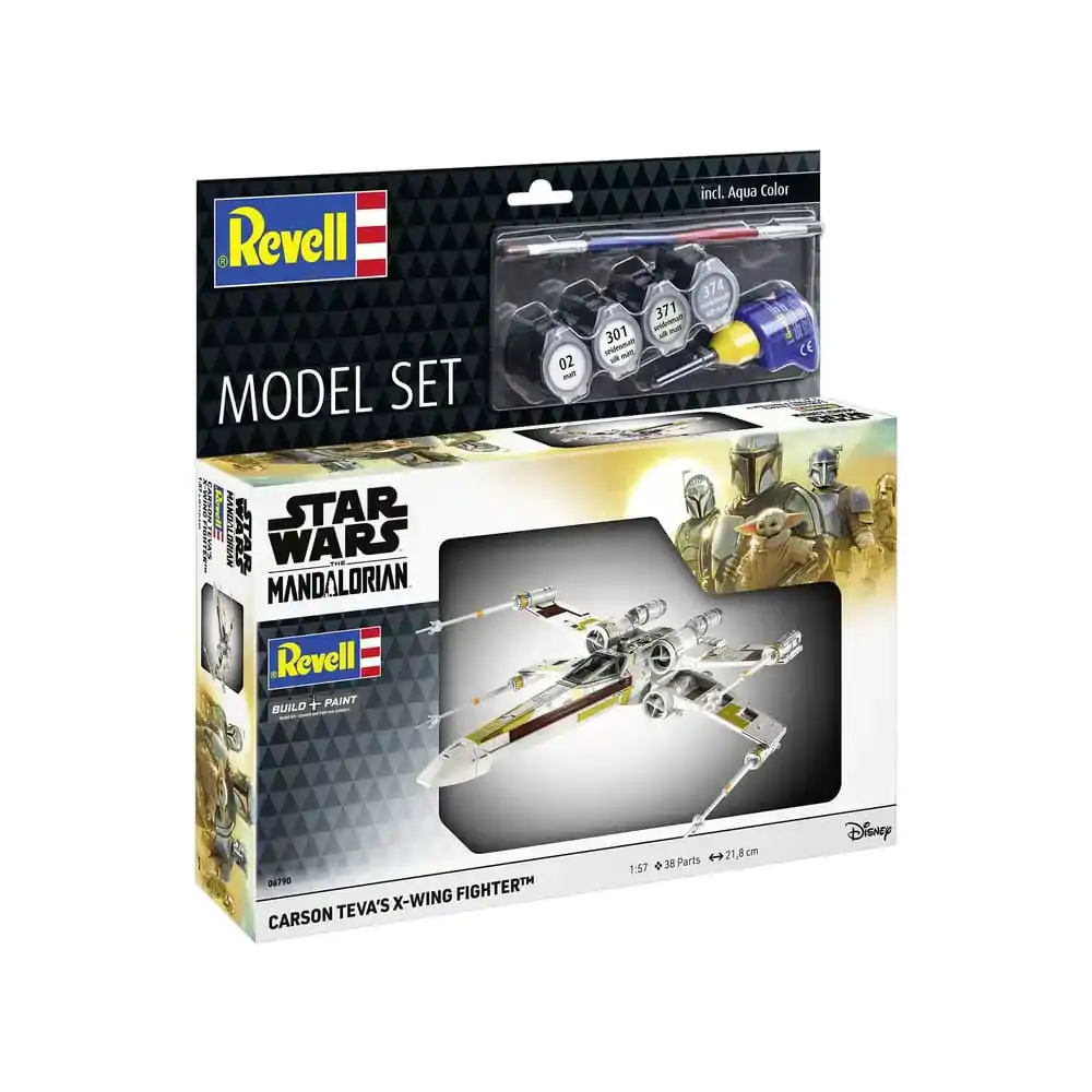 Star Wars Model Kit cu accesorii de bază 1/57 Carson Tevas X-Wing Fighter 22 cm poza produsului
