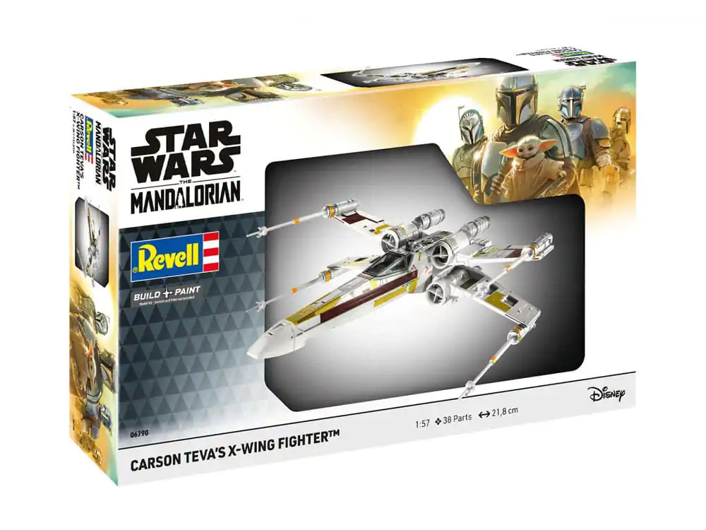 Star Wars Model Kit 1/57 Carson Teva's X-Wing Fighter 22 cm poza produsului