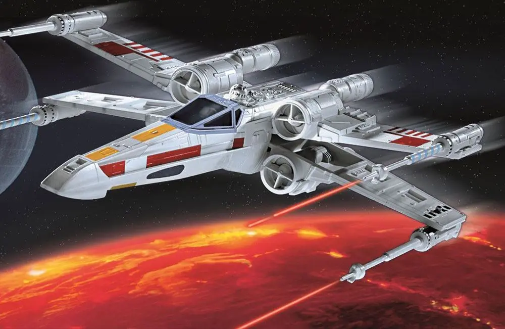 Star Wars Model Kit 1/57 Avion de Luptă X-wing 22 cm poza produsului