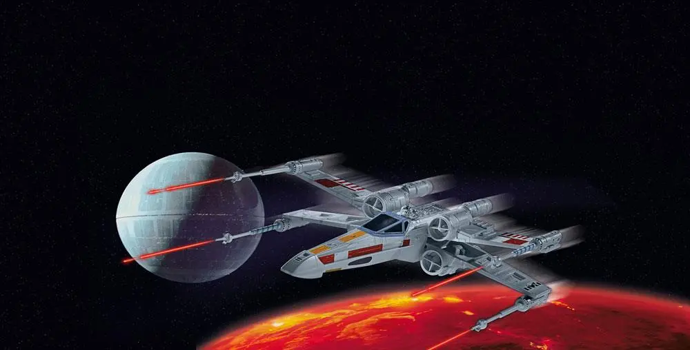 Star Wars Model Kit 1/57 Avion de Luptă X-wing 22 cm poza produsului