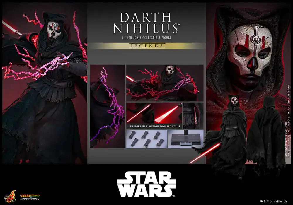 Figurină de acțiune Star Wars 1/6 Darth Nihilus 31 cm poza produsului