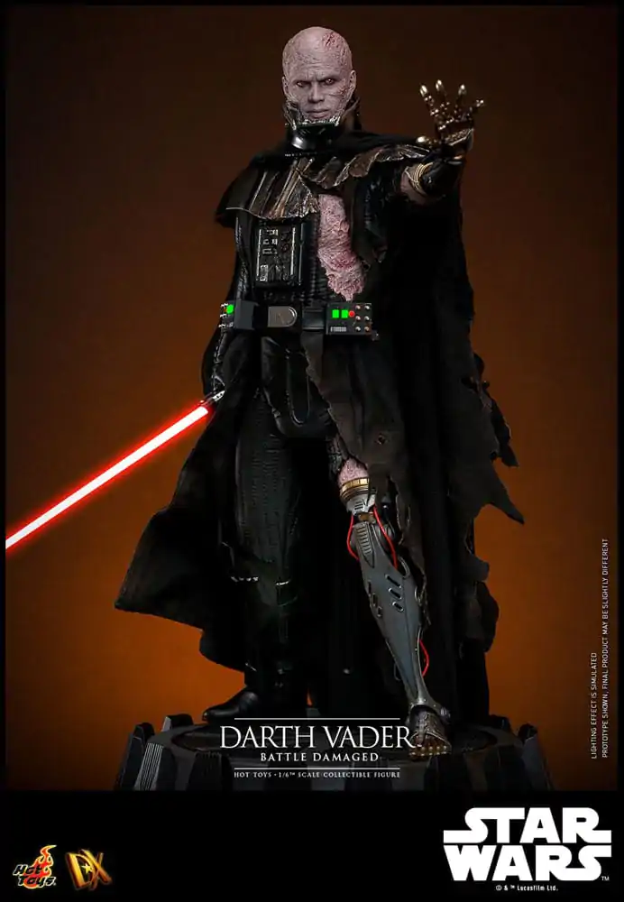 Figurină de acțiune Star Wars 1/6 Darth Vader (Battle Damaged) 35 cm poza produsului