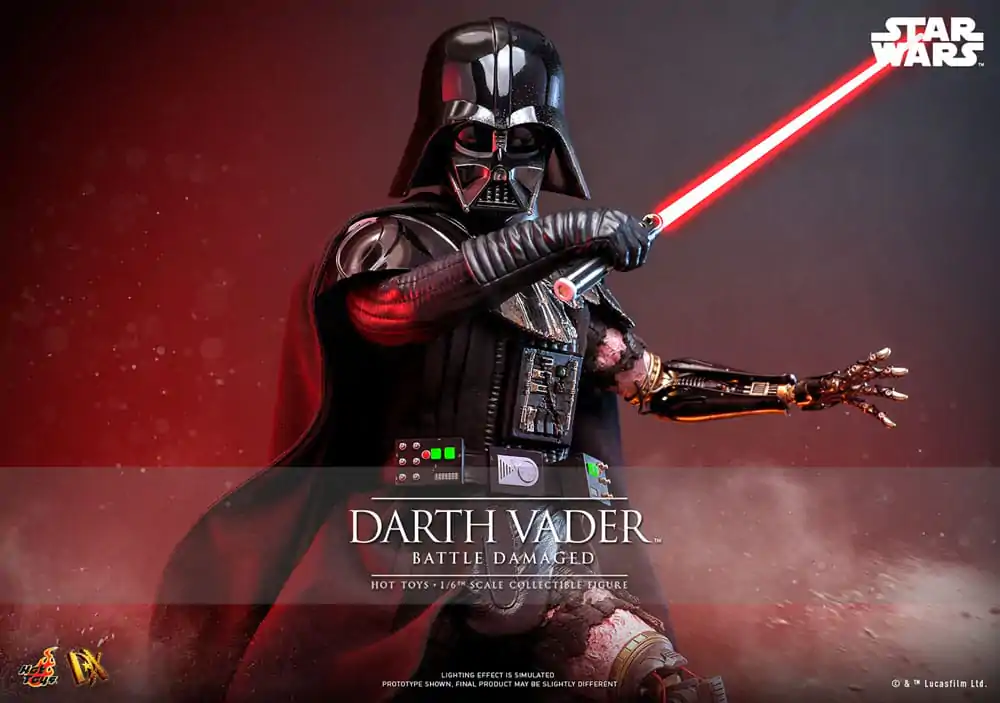 Figurină de acțiune Star Wars 1/6 Darth Vader (Battle Damaged) 35 cm poza produsului