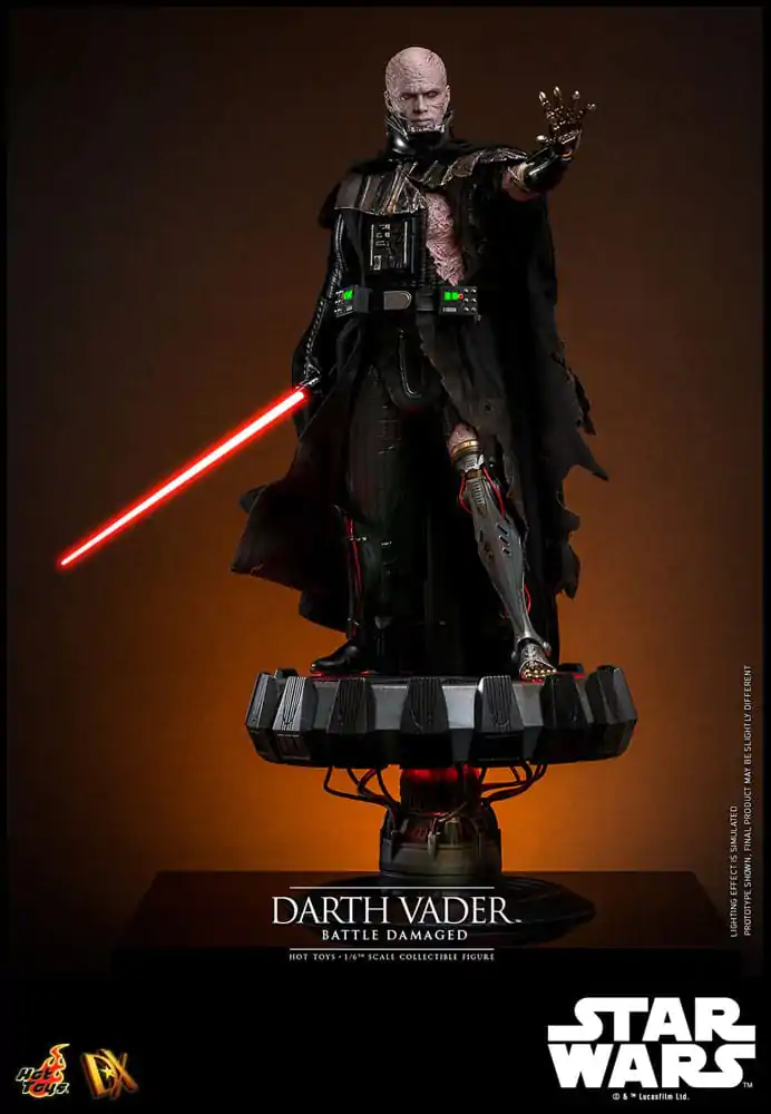 Figurină de acțiune Star Wars 1/6 Darth Vader (Battle Damaged) 35 cm poza produsului