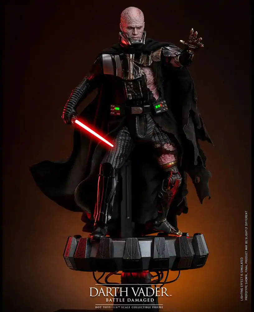 Figurină de acțiune Star Wars 1/6 Darth Vader (Battle Damaged) 35 cm poza produsului