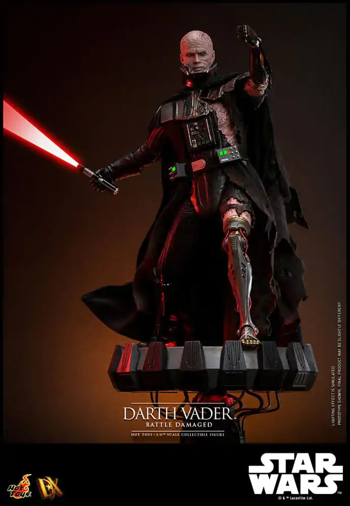 Figurină de acțiune Star Wars 1/6 Darth Vader (Battle Damaged) 35 cm poza produsului