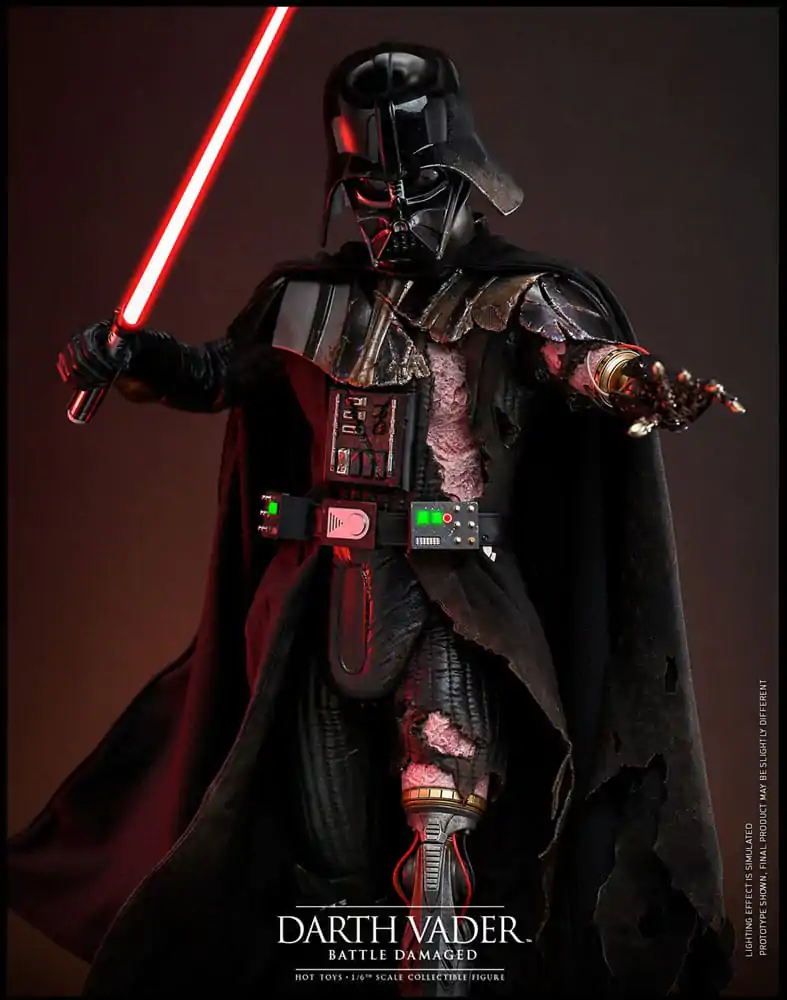 Figurină de acțiune Star Wars 1/6 Darth Vader (Battle Damaged) 35 cm poza produsului