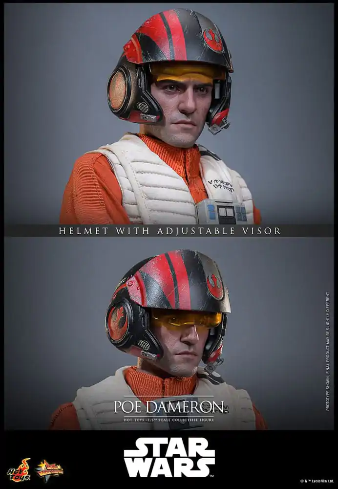 Star Wars Figurină de acțiune 1/6 Poe Dameron 30 cm poza produsului