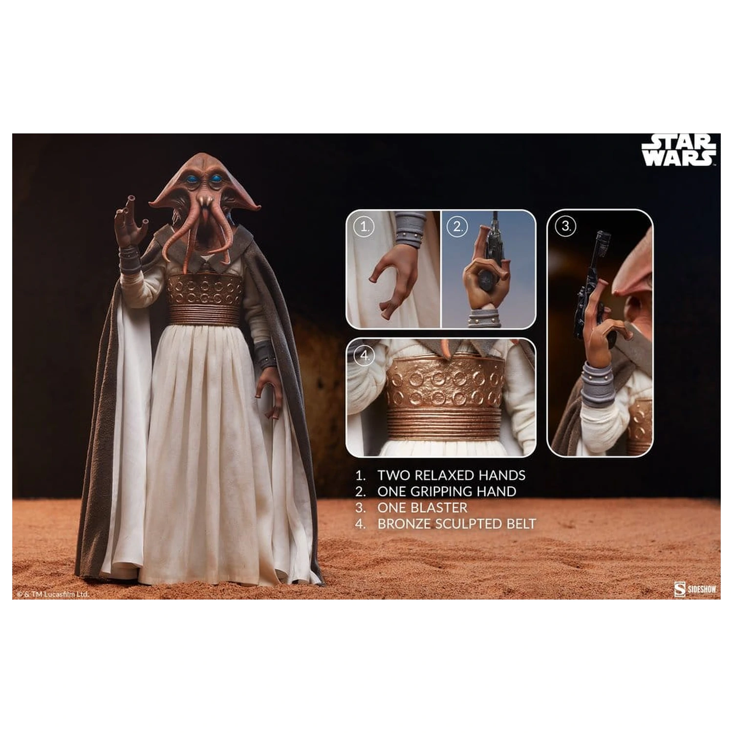 Star Wars Figurina de actiune 1/6 Tessek 32 cm poza produsului