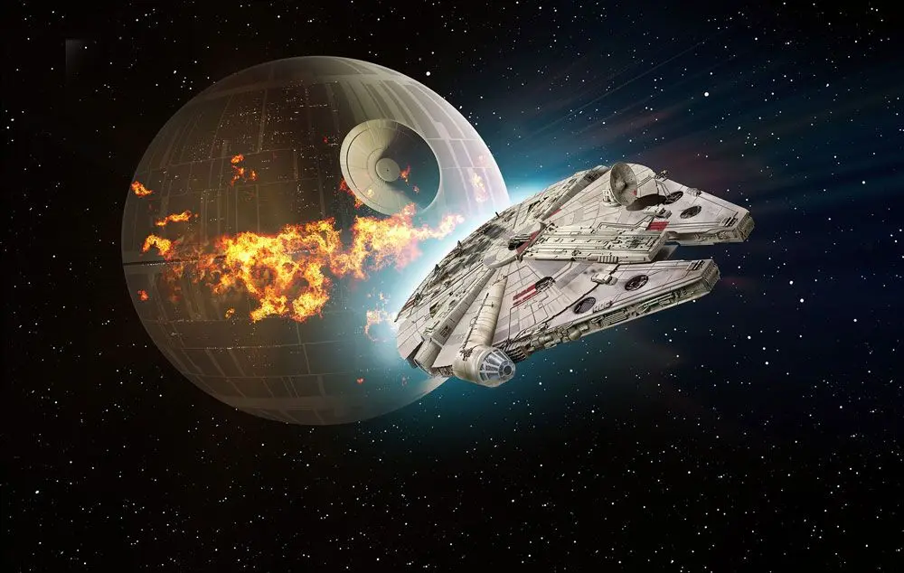Star Wars Kit de model 1/72 Millennium Falcon 38 cm poza produsului