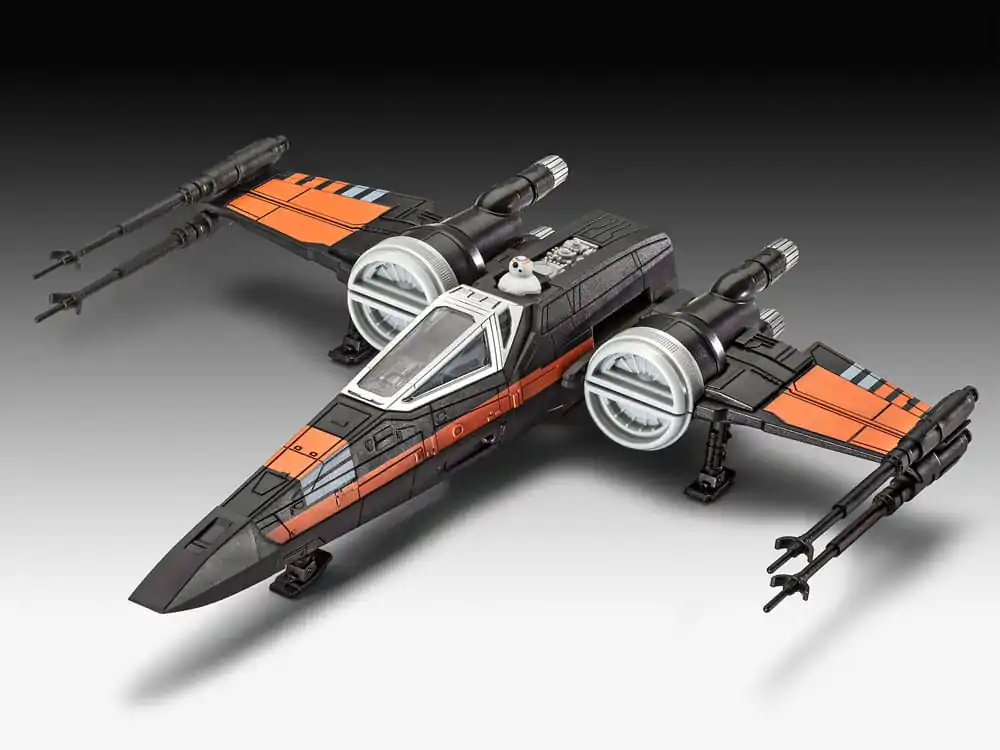 Star Wars Model Kit 1/78 Avion de luptă X-Wing al lui Poe 22 cm poza produsului