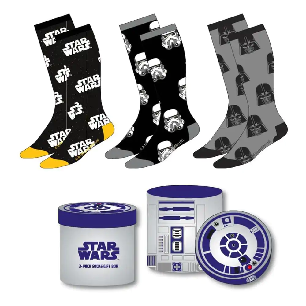 Star Wars Șosete Set de 3 perechi 38-45 poza produsului