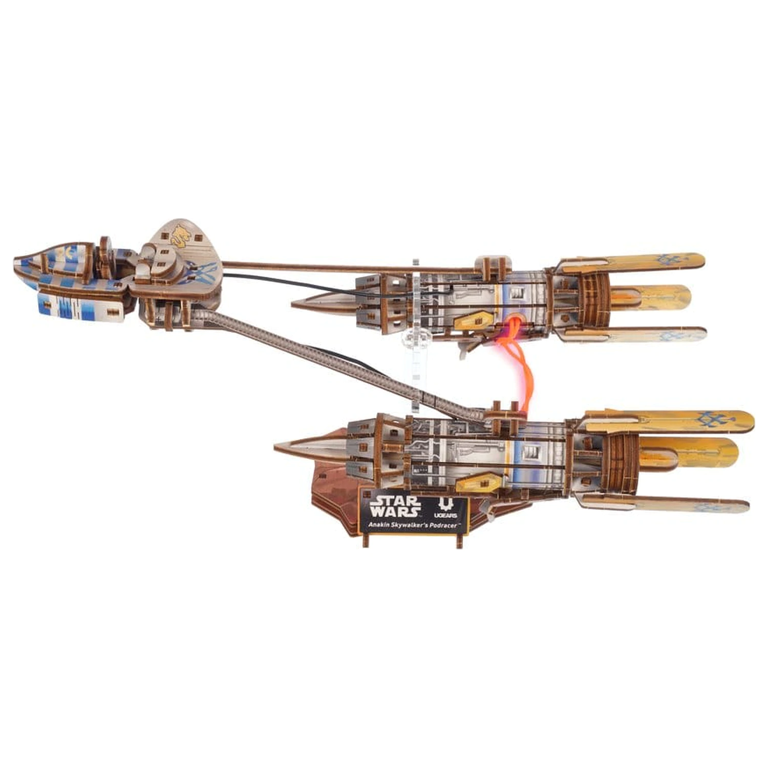 Star Wars 3D puzzle din lemn Podracerul lui Anakin Skywalker poza produsului