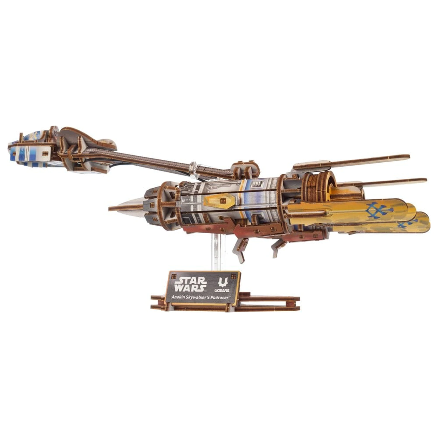 Star Wars 3D puzzle din lemn Podracerul lui Anakin Skywalker poza produsului