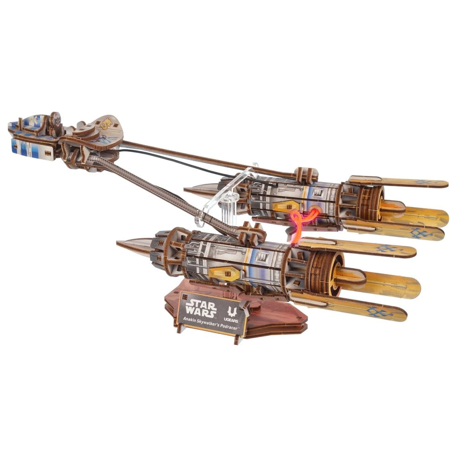 Star Wars 3D puzzle din lemn Podracerul lui Anakin Skywalker poza produsului