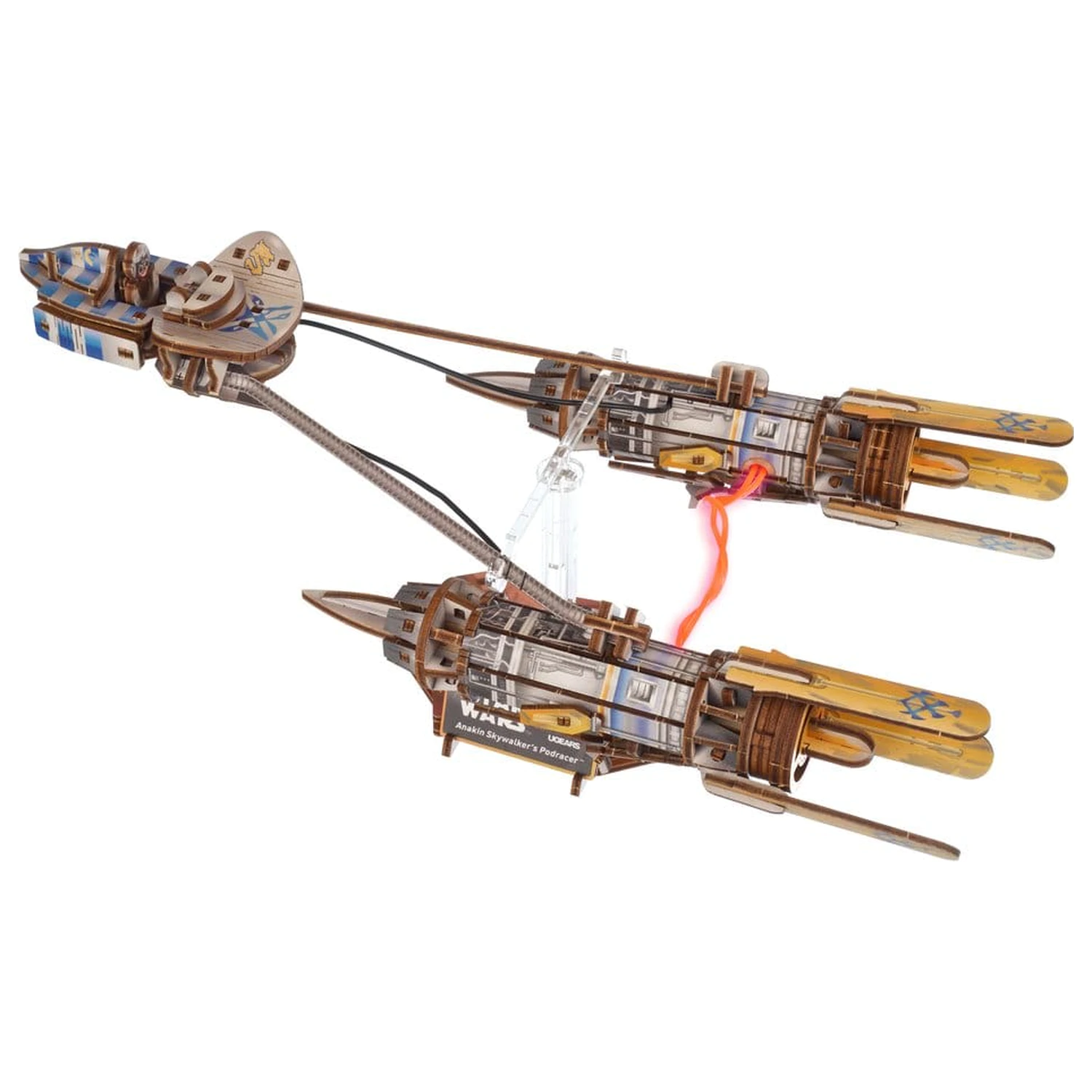 Star Wars 3D puzzle din lemn Podracerul lui Anakin Skywalker poza produsului
