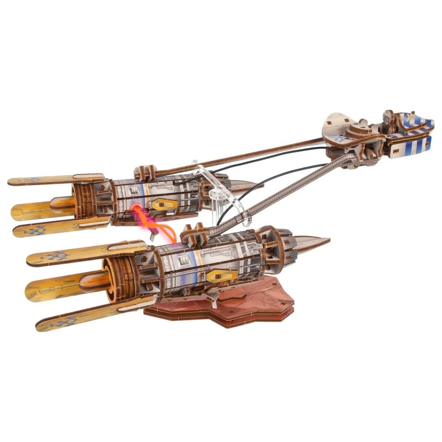 Star Wars 3D puzzle din lemn Podracerul lui Anakin Skywalker poza produsului