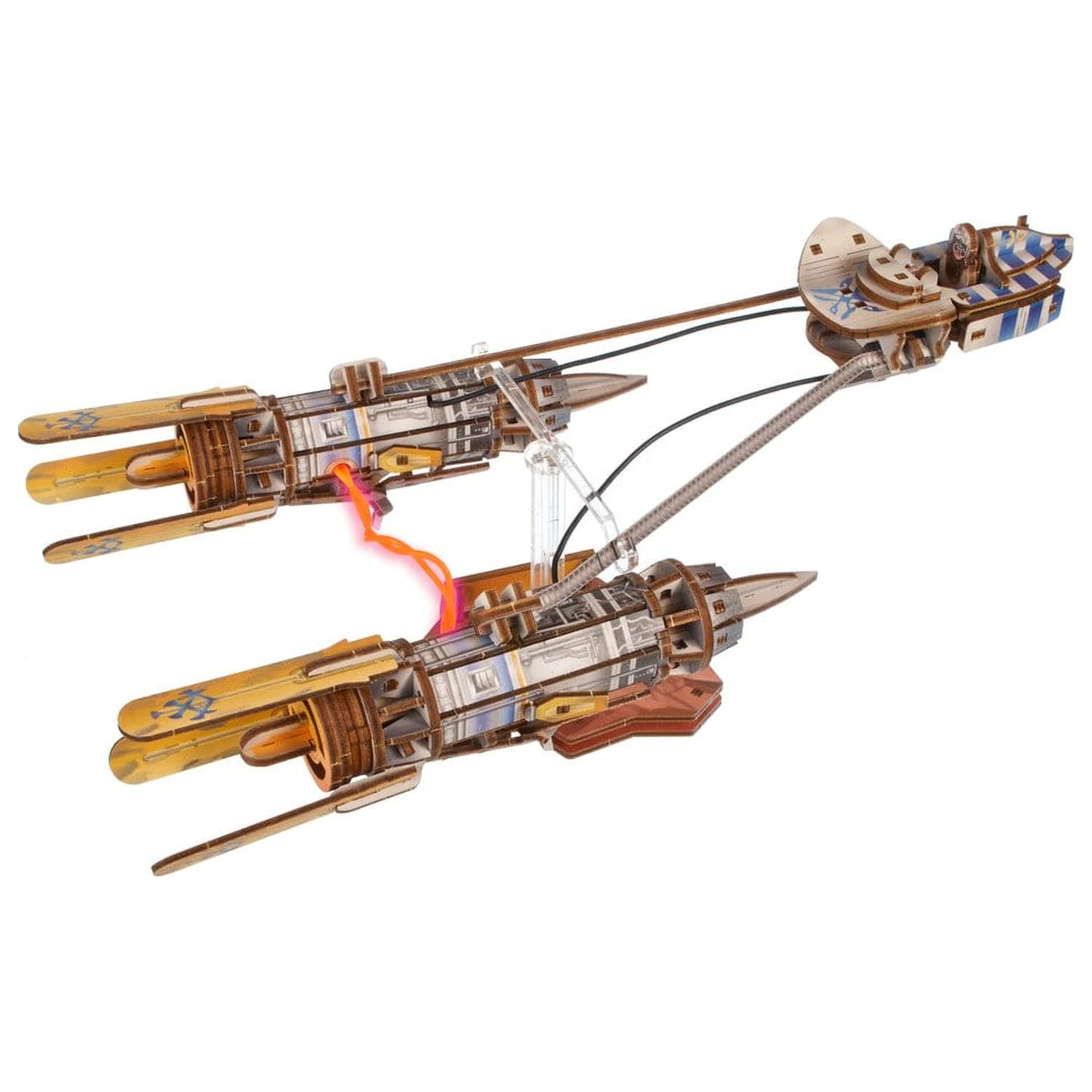 Star Wars 3D puzzle din lemn Podracerul lui Anakin Skywalker poza produsului