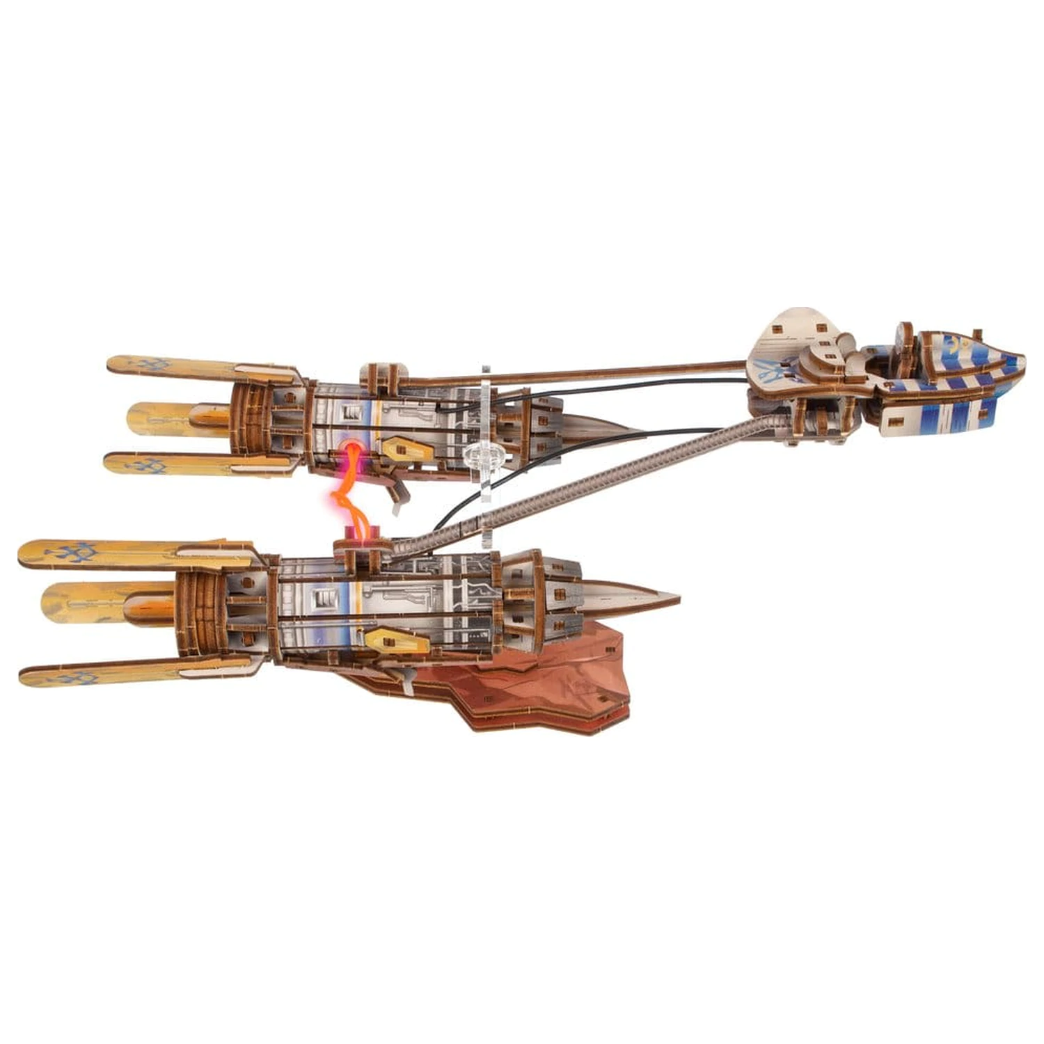 Star Wars 3D puzzle din lemn Podracerul lui Anakin Skywalker poza produsului