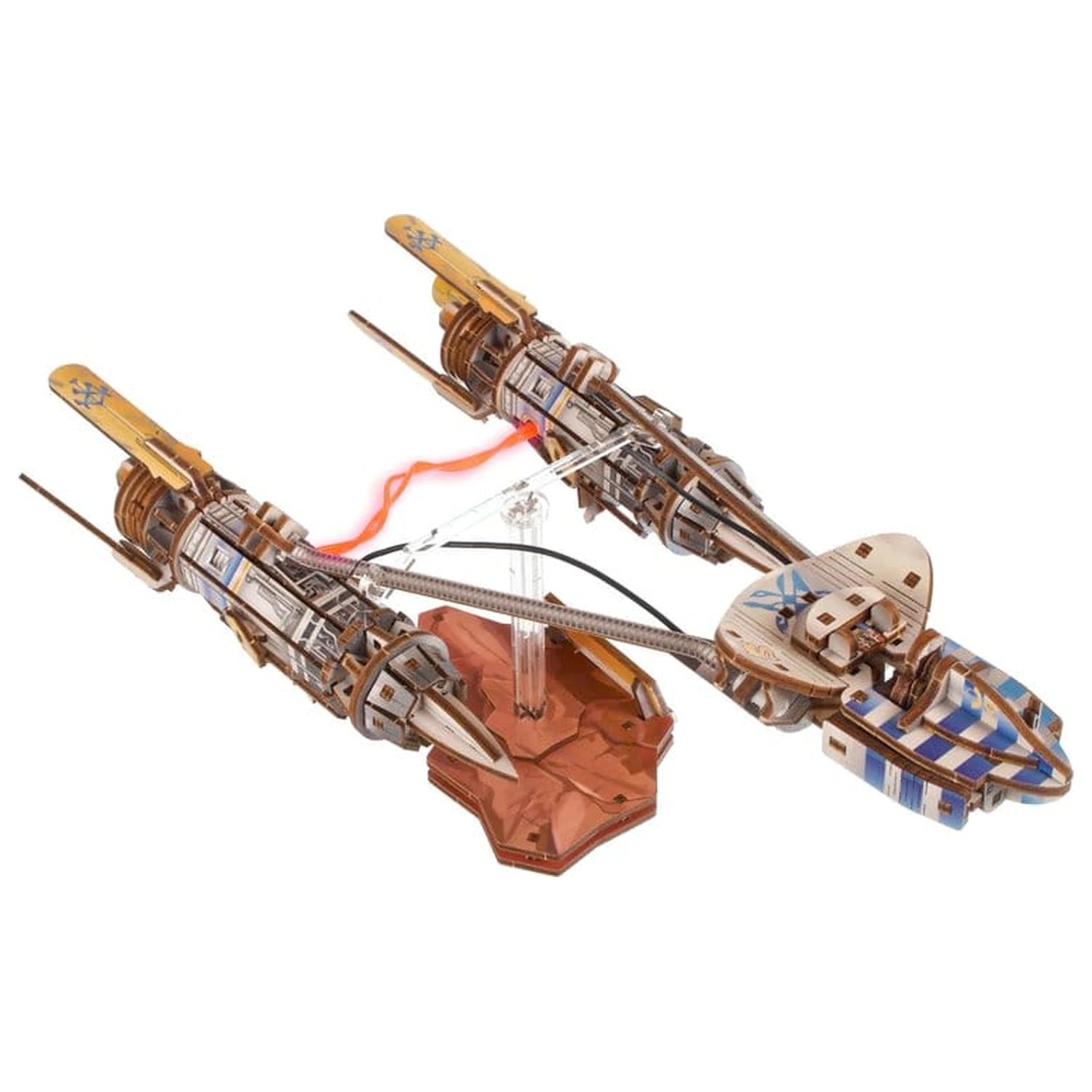 Star Wars 3D puzzle din lemn Podracerul lui Anakin Skywalker poza produsului