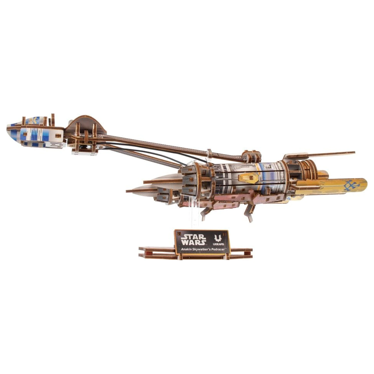 Star Wars 3D puzzle din lemn Podracerul lui Anakin Skywalker poza produsului