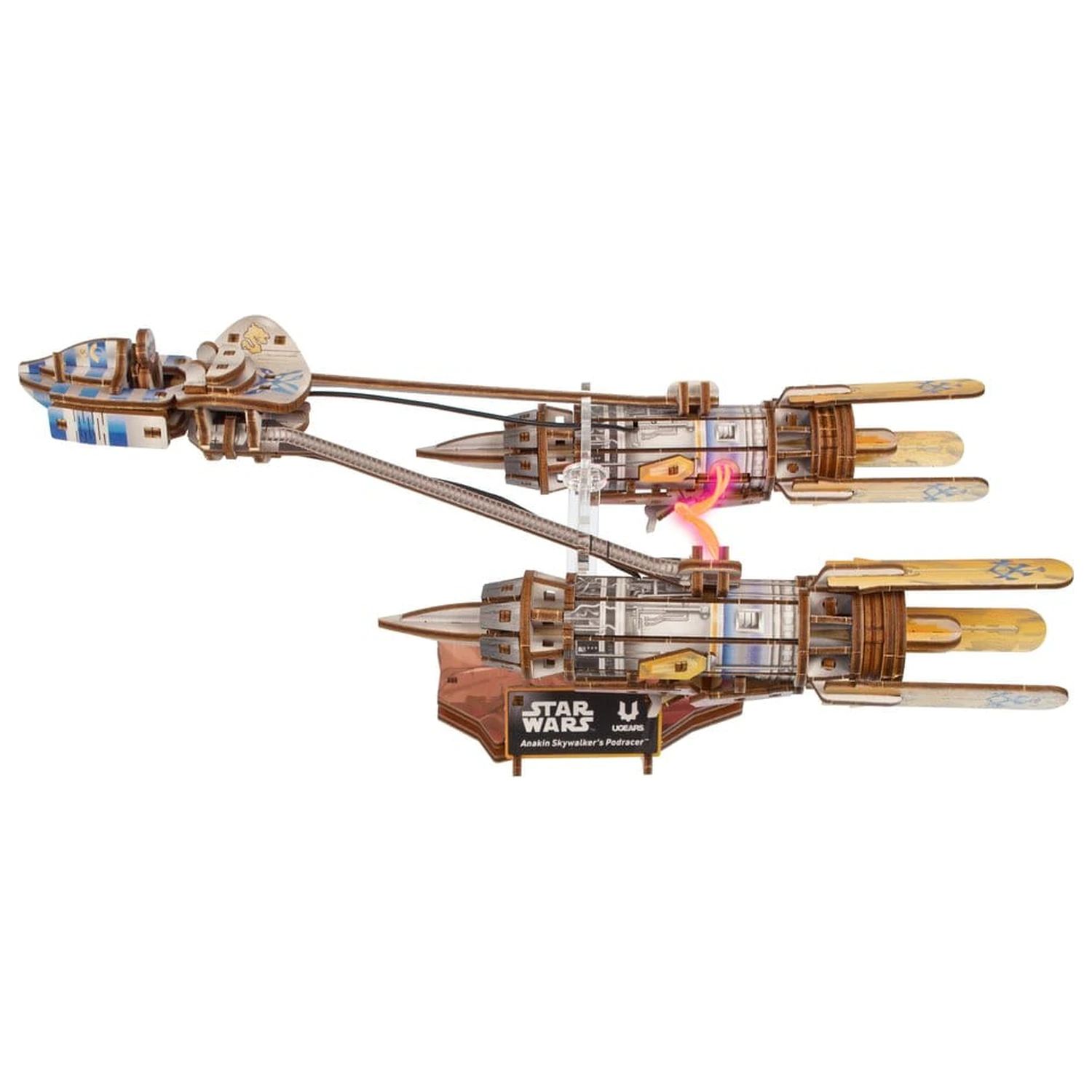 Star Wars 3D puzzle din lemn Podracerul lui Anakin Skywalker poza produsului