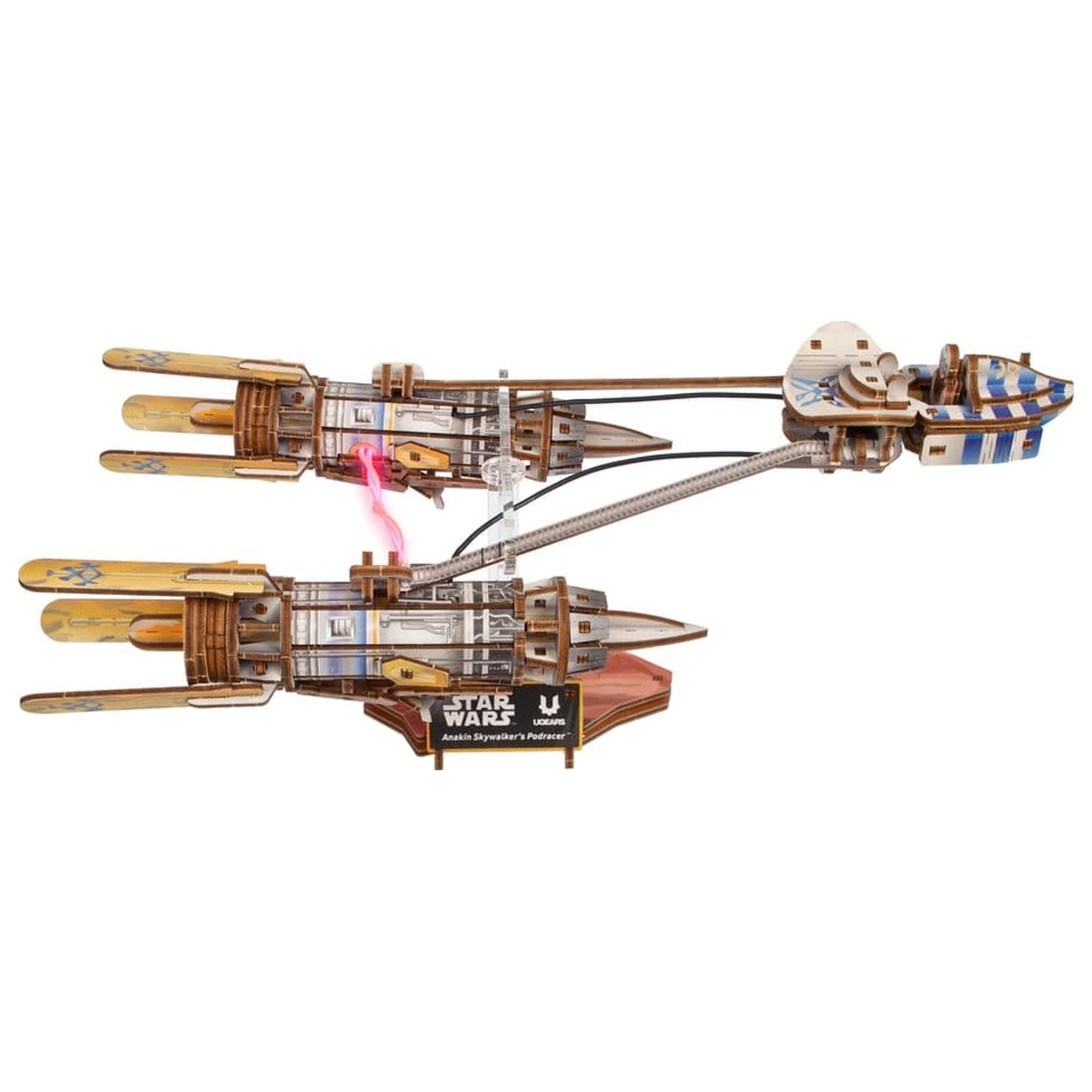 Star Wars 3D puzzle din lemn Podracerul lui Anakin Skywalker poza produsului