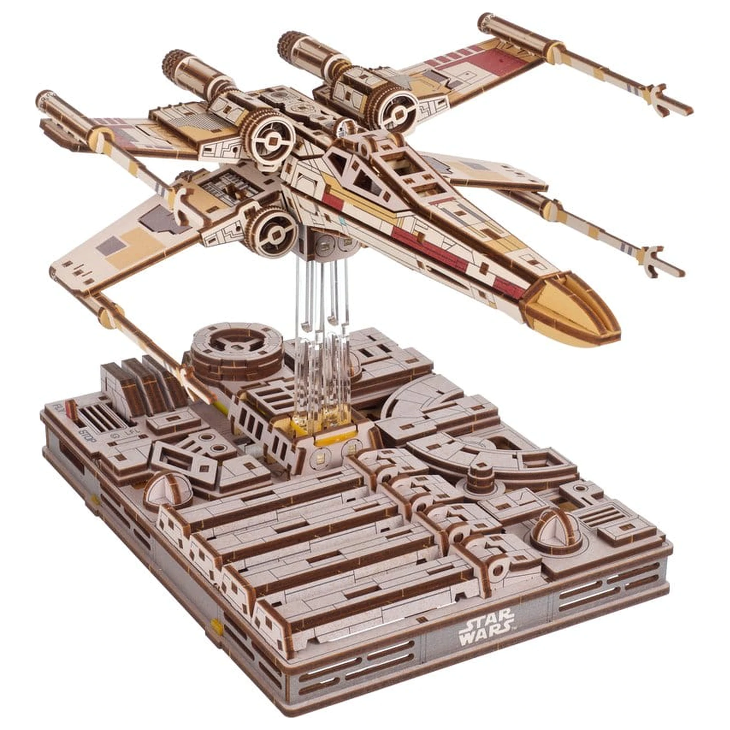 Star Wars 3D puzzle din lemn Luke Skywalker's X-Wing Starfighter poza produsului