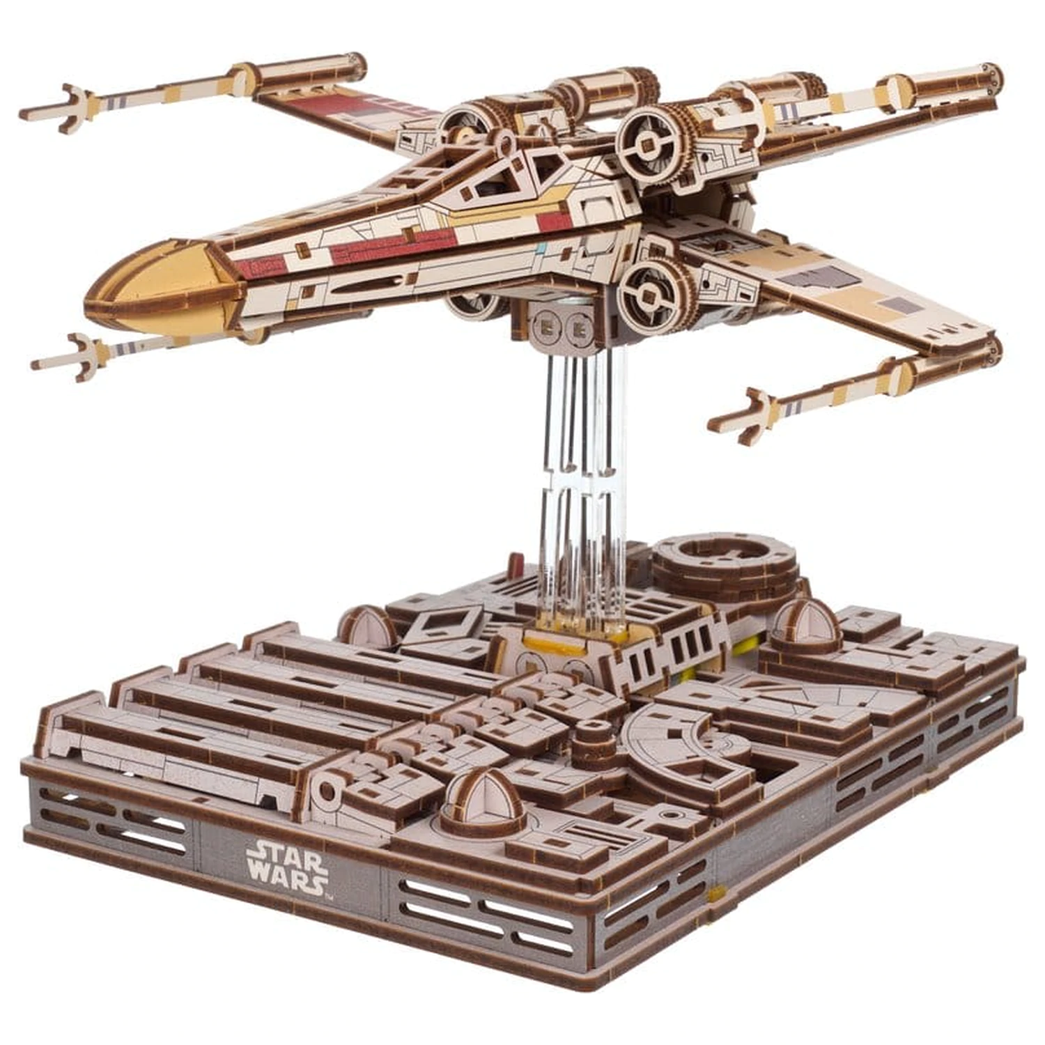 Star Wars 3D puzzle din lemn Luke Skywalker's X-Wing Starfighter poza produsului
