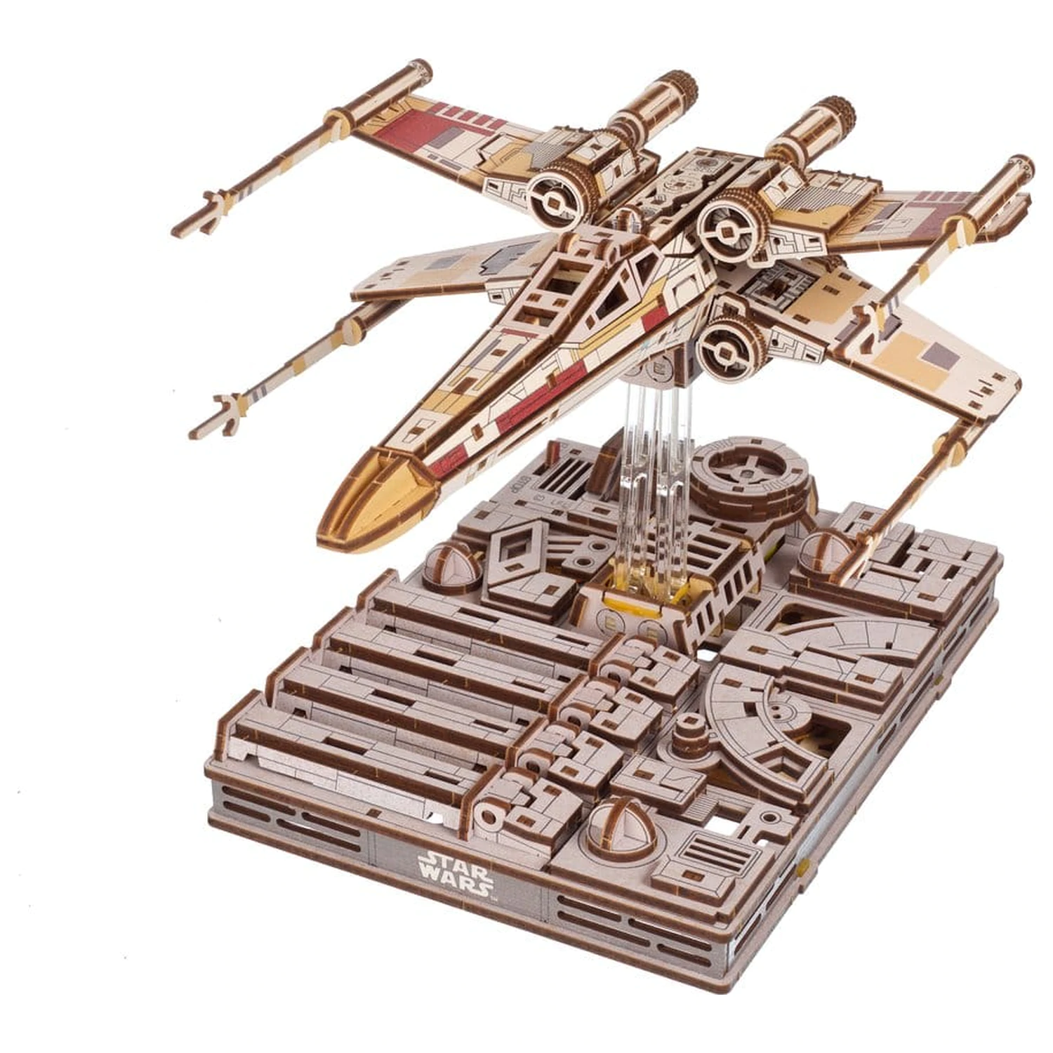 Star Wars 3D puzzle din lemn Luke Skywalker's X-Wing Starfighter poza produsului