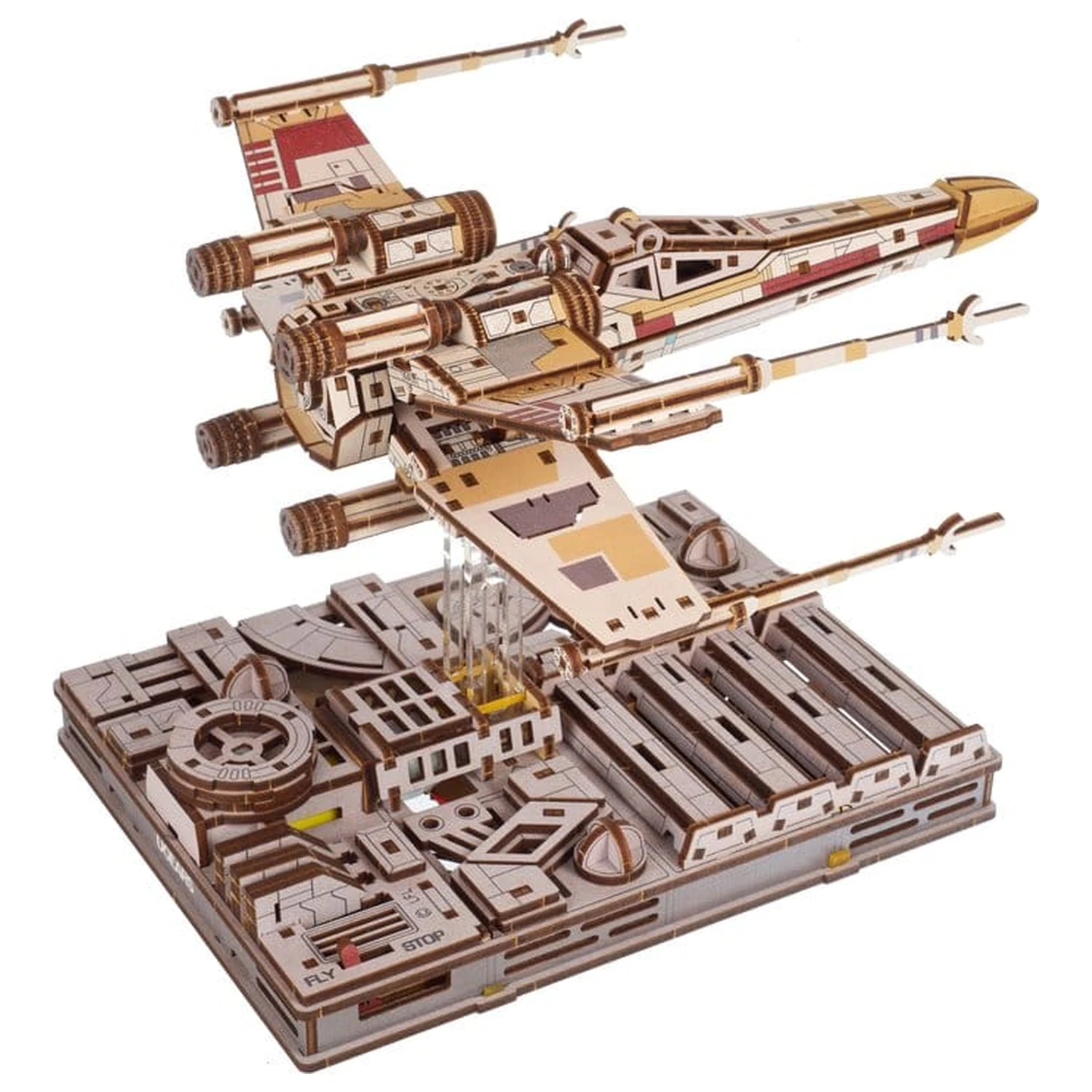Star Wars 3D puzzle din lemn Luke Skywalker's X-Wing Starfighter poza produsului