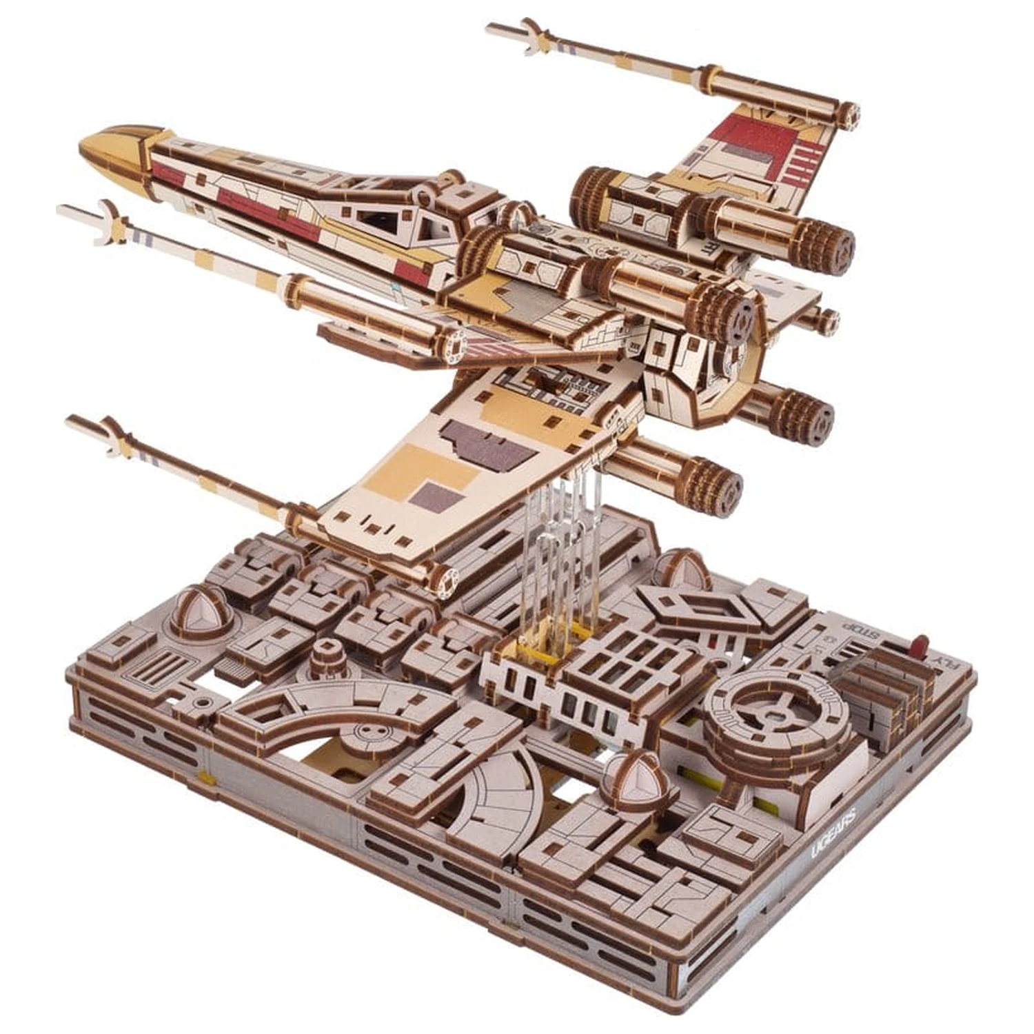 Star Wars 3D puzzle din lemn Luke Skywalker's X-Wing Starfighter poza produsului