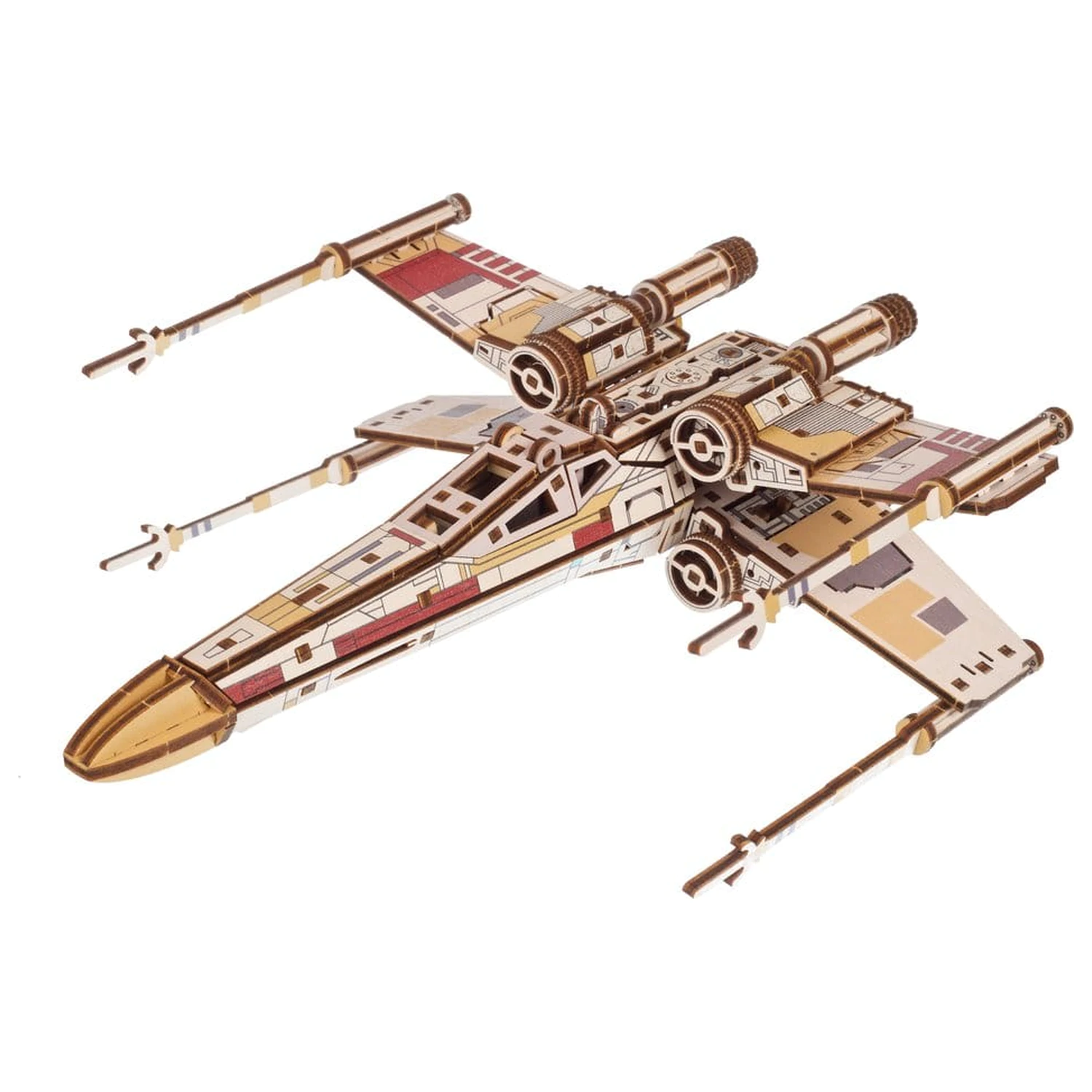 Star Wars 3D puzzle din lemn Luke Skywalker's X-Wing Starfighter poza produsului