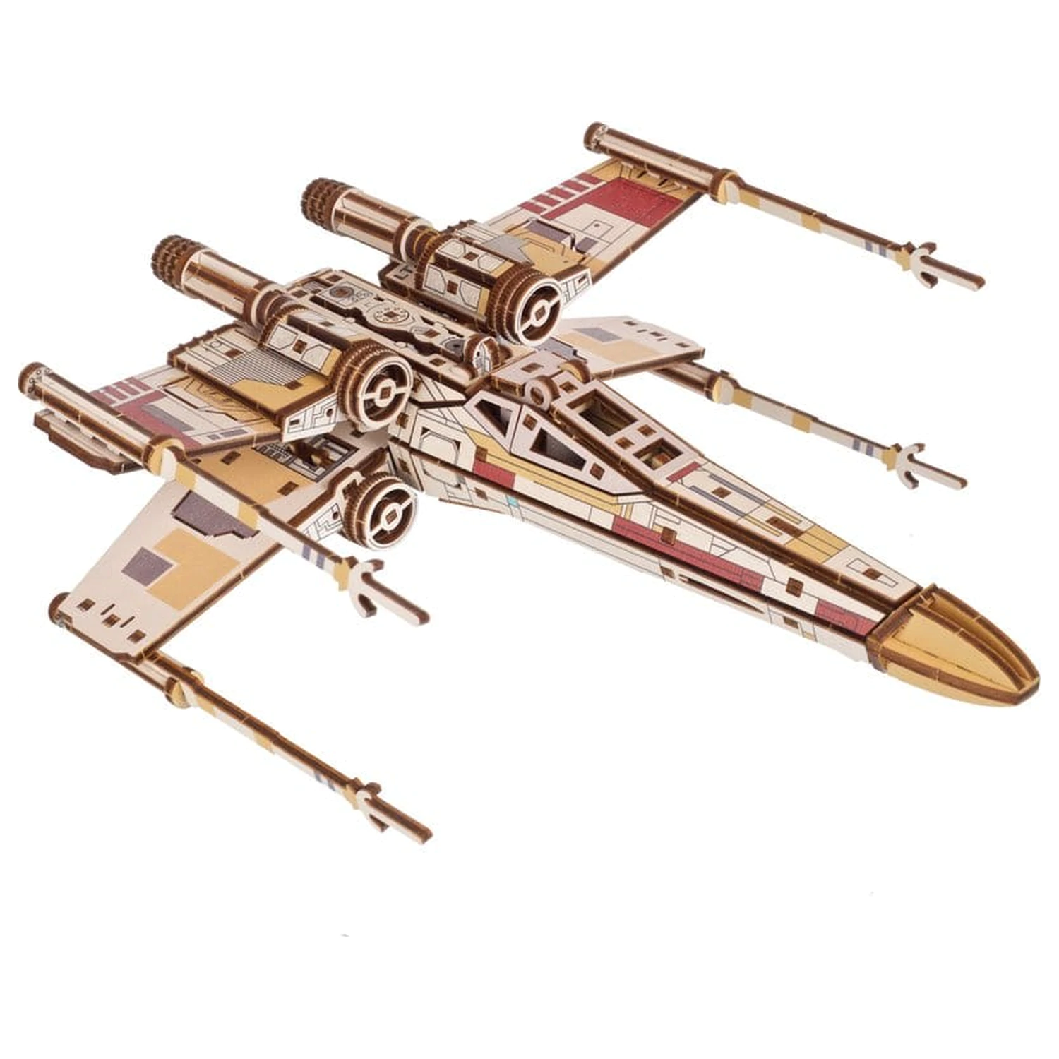 Star Wars 3D puzzle din lemn Luke Skywalker's X-Wing Starfighter poza produsului