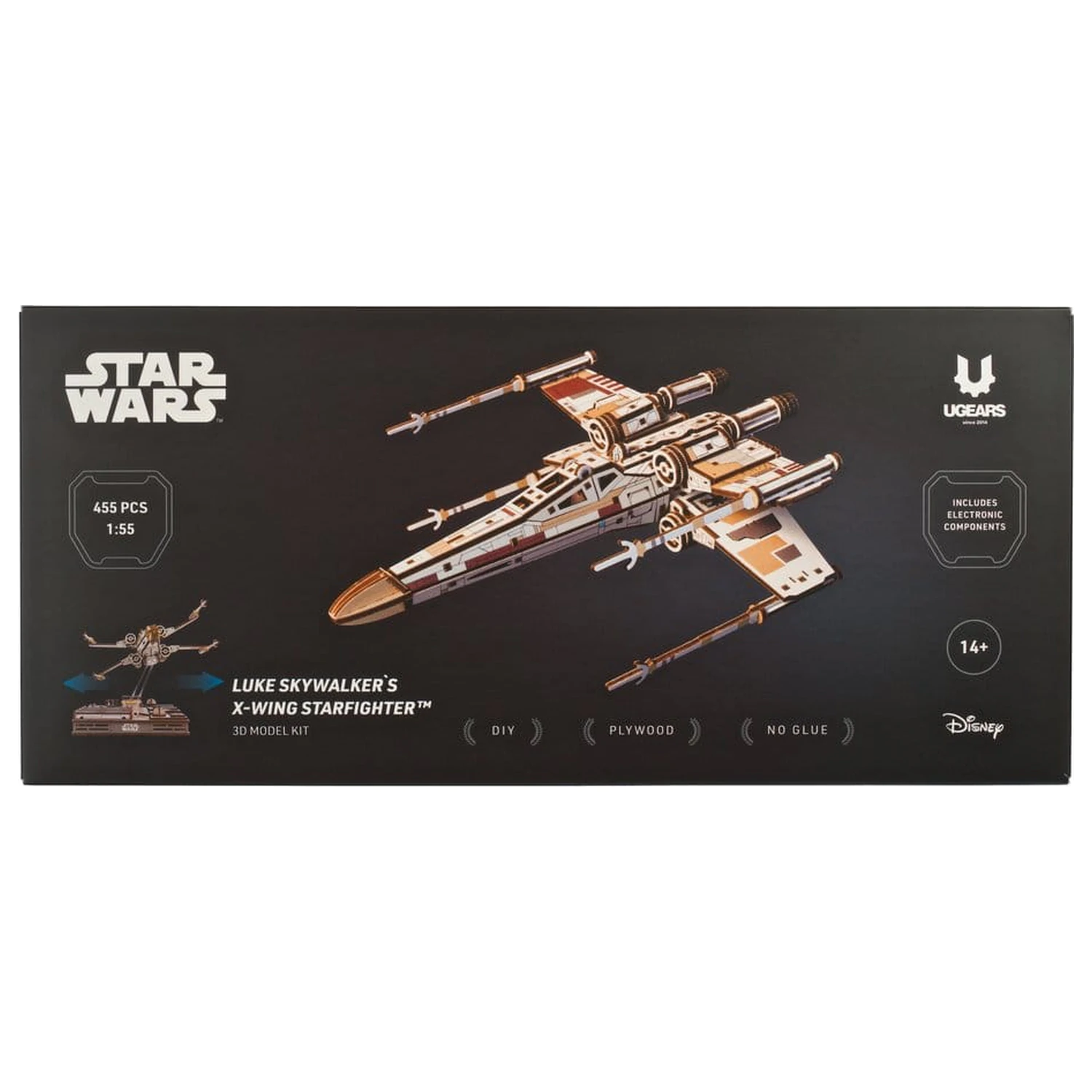 Star Wars 3D puzzle din lemn Luke Skywalker's X-Wing Starfighter poza produsului