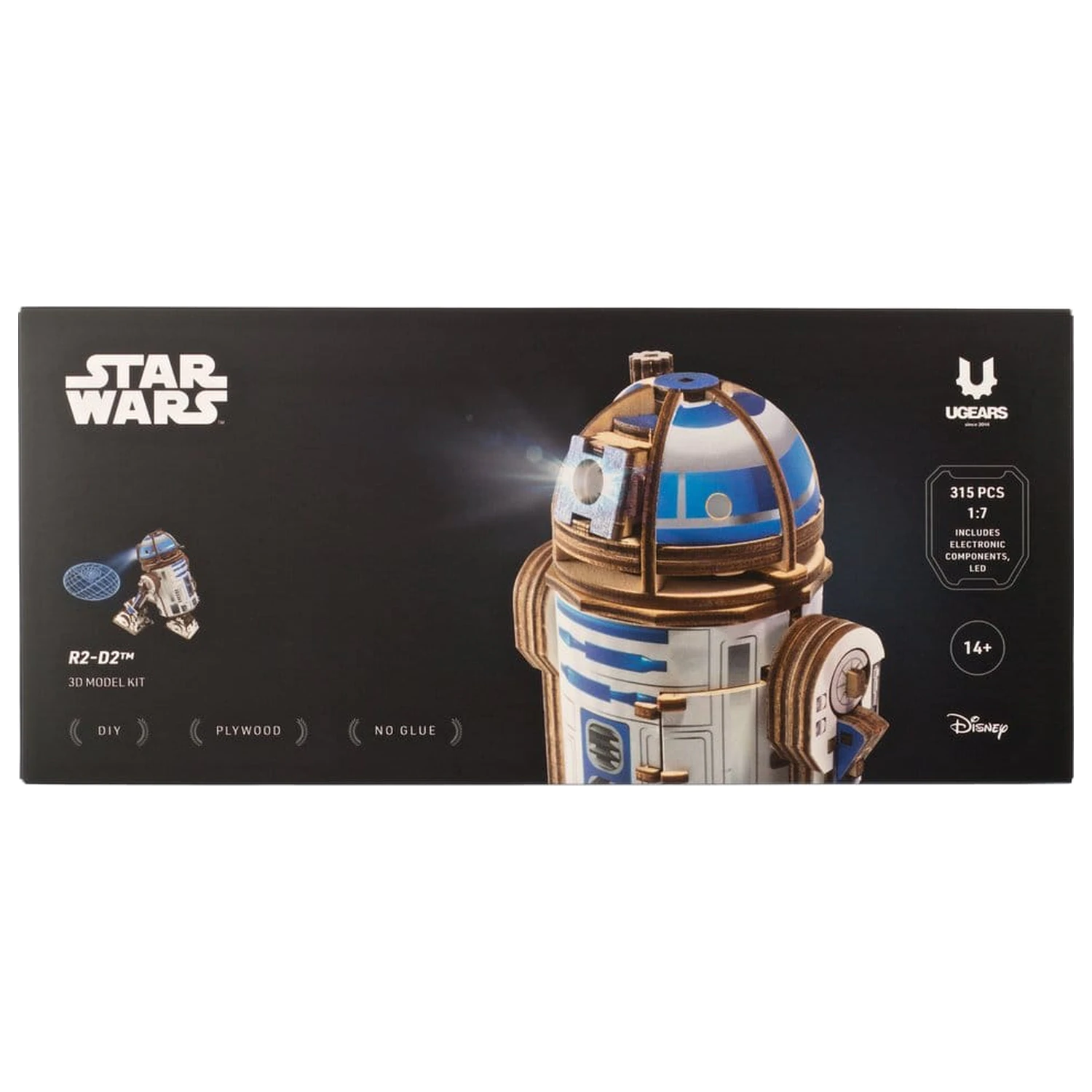 Star Wars 3D puzzle din lemn R2-D2 poza produsului