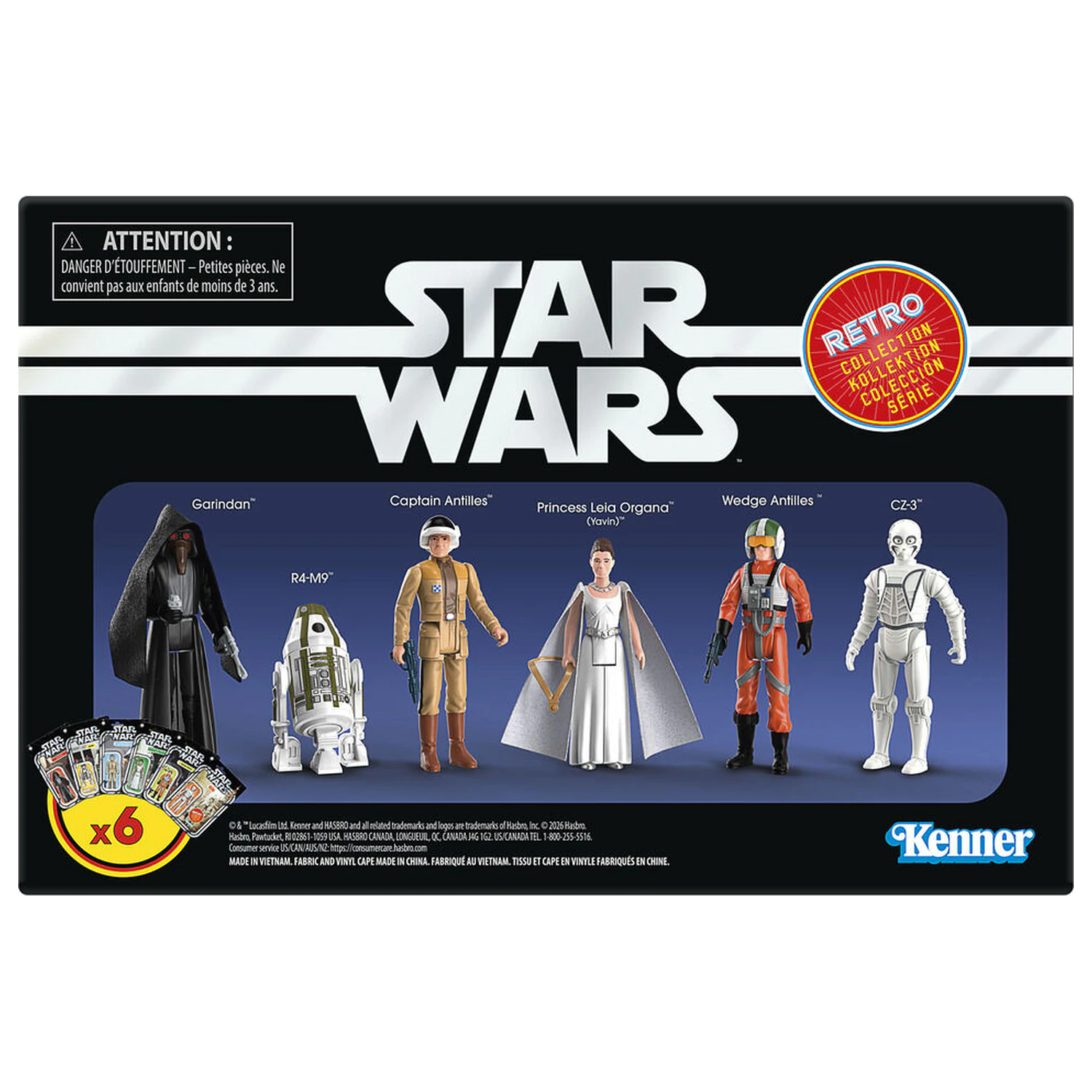 Star Wars: A New Hope Retro Collection set 6 figurine 9,5cm poza produsului