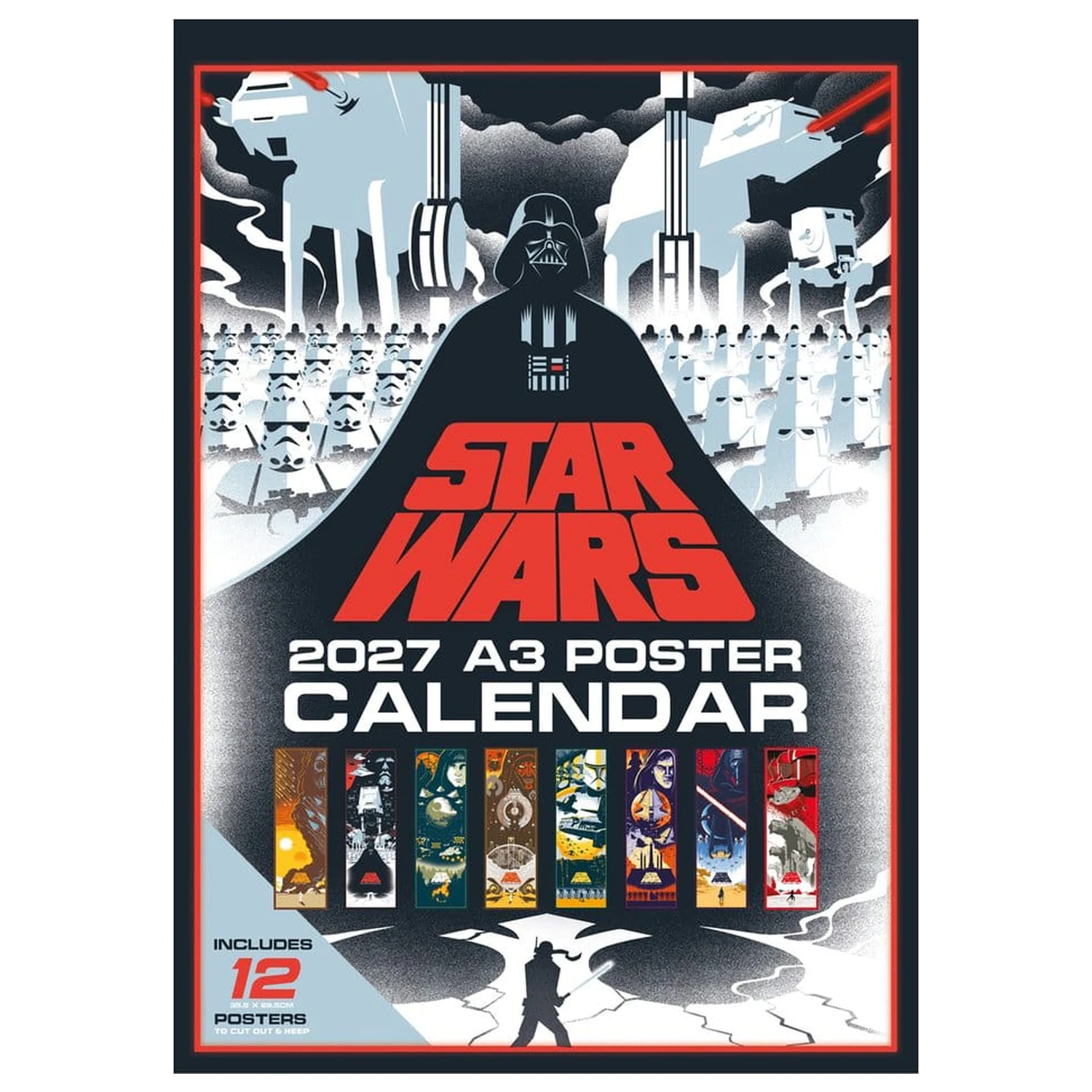 Star Wars Calendar A3 Poster 2027 poza produsului
