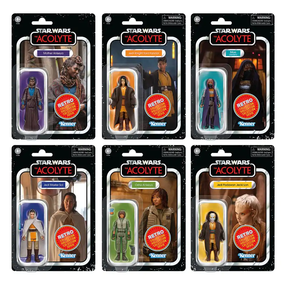 Star Wars: Acolyte Retro Collection Figurina de actiune pachet de 6 bucati 10 cm poza produsului