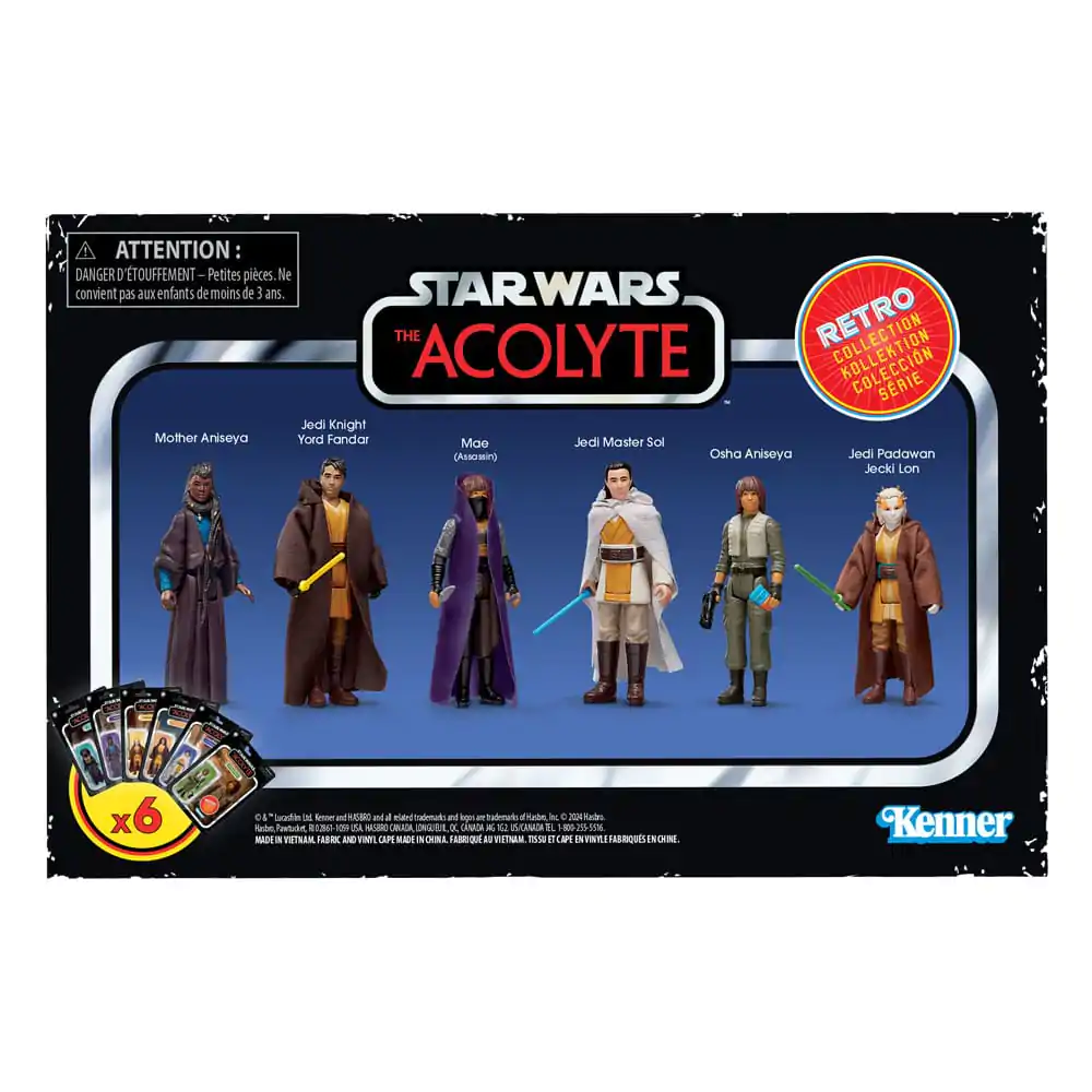 Star Wars: Acolyte Retro Collection Figurina de actiune pachet de 6 bucati 10 cm poza produsului