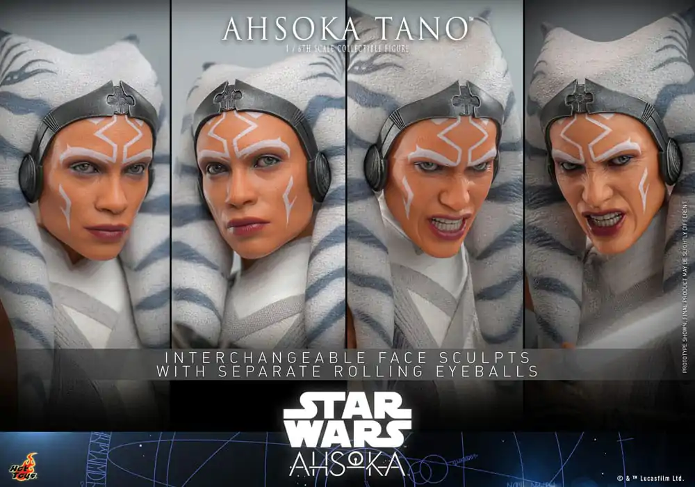 Star Wars: Ahsoka figurina de acțiune 1/6 Ahsoka Tano 28 cm poza produsului