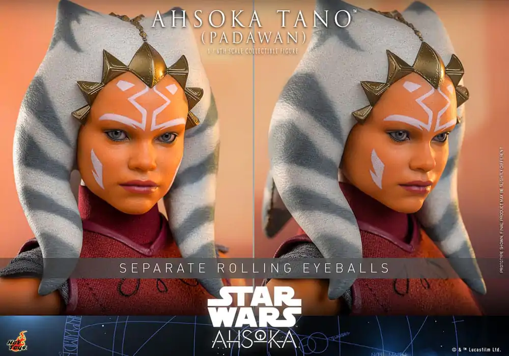 Star Wars: Ahsoka figurina de actiune 1/6 Ahsoka Tano (Padawan) 27 cm poza produsului