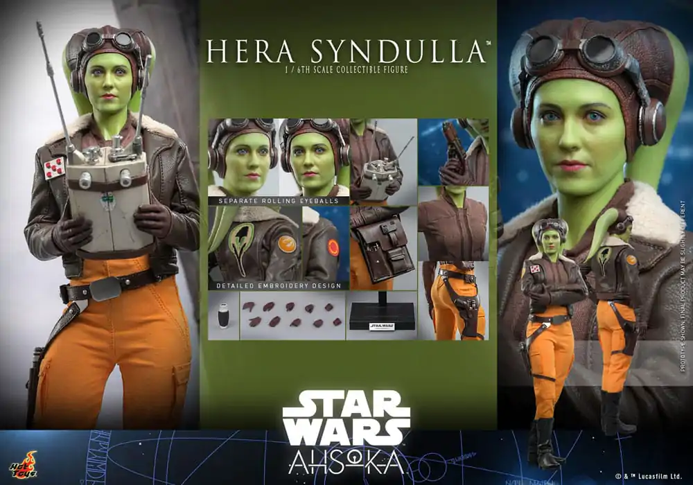Star Wars: Ahsoka Figurina de actiune 1/6 Hera Syndulla 28 cm poza produsului