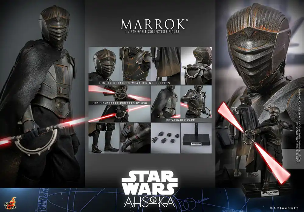 Star Wars: Ahsoka figurina de actiune 1/6 Marrok 31 cm poza produsului