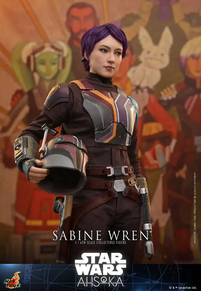 Star Wars: Ahsoka figurina de actiune 1/6 Sabine Wren 28 cm poza produsului